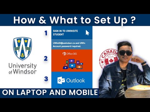 UWINDSOR - UWIN ACCOUNT + MS OFFICE 365 FREE + OUTLOOK ON Windows and Android | Explained here