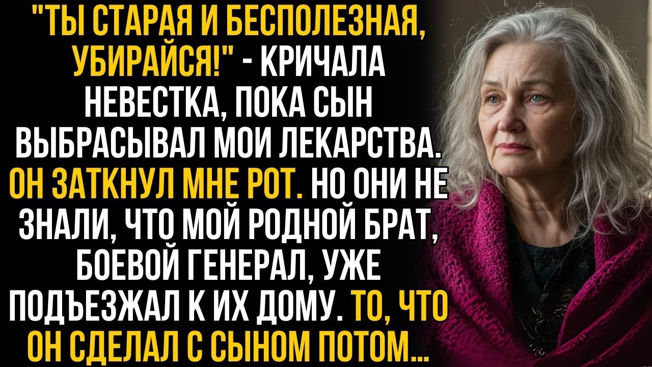 Сын заткнул мне рот, а невестка смеялась. Но их улыбки исчезли, когда в дверь позвонил мой брат…