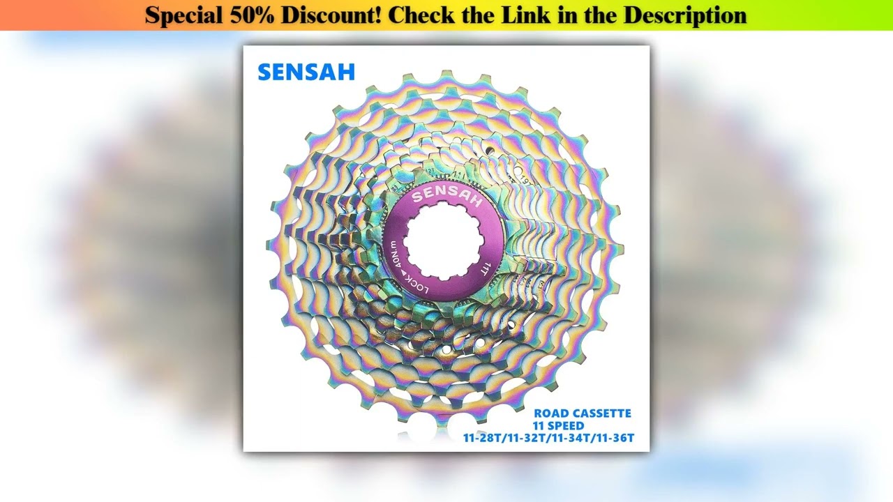 Flash Sale SENSAH Colorful Road 11 Speed SLR2 Cassette 11Speed 28T/32T/34T Gravel Bike Freewheel Ul