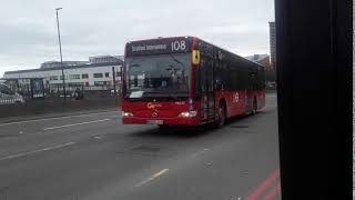 Mercedes Citaro Go Ahead London Central MEC32 BD09ZVX - Route 108 Diverted at Bromley-By-Bow Station