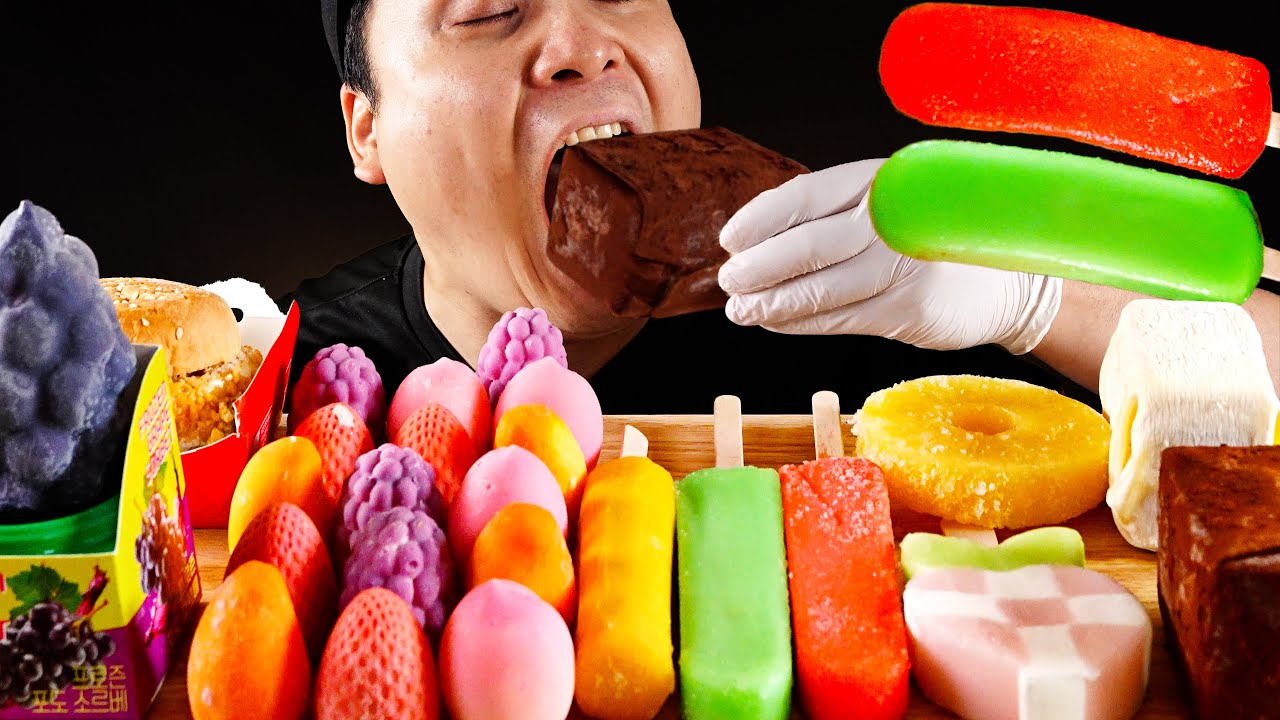 GS편의점에서 여러가지 신기한 아이스크림 사왔습니다~!! Convenience store's new ice cream