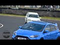 Mk3 Focus RS getting passed by Fast Escort Van :) @ Castle Combe Pure Ford