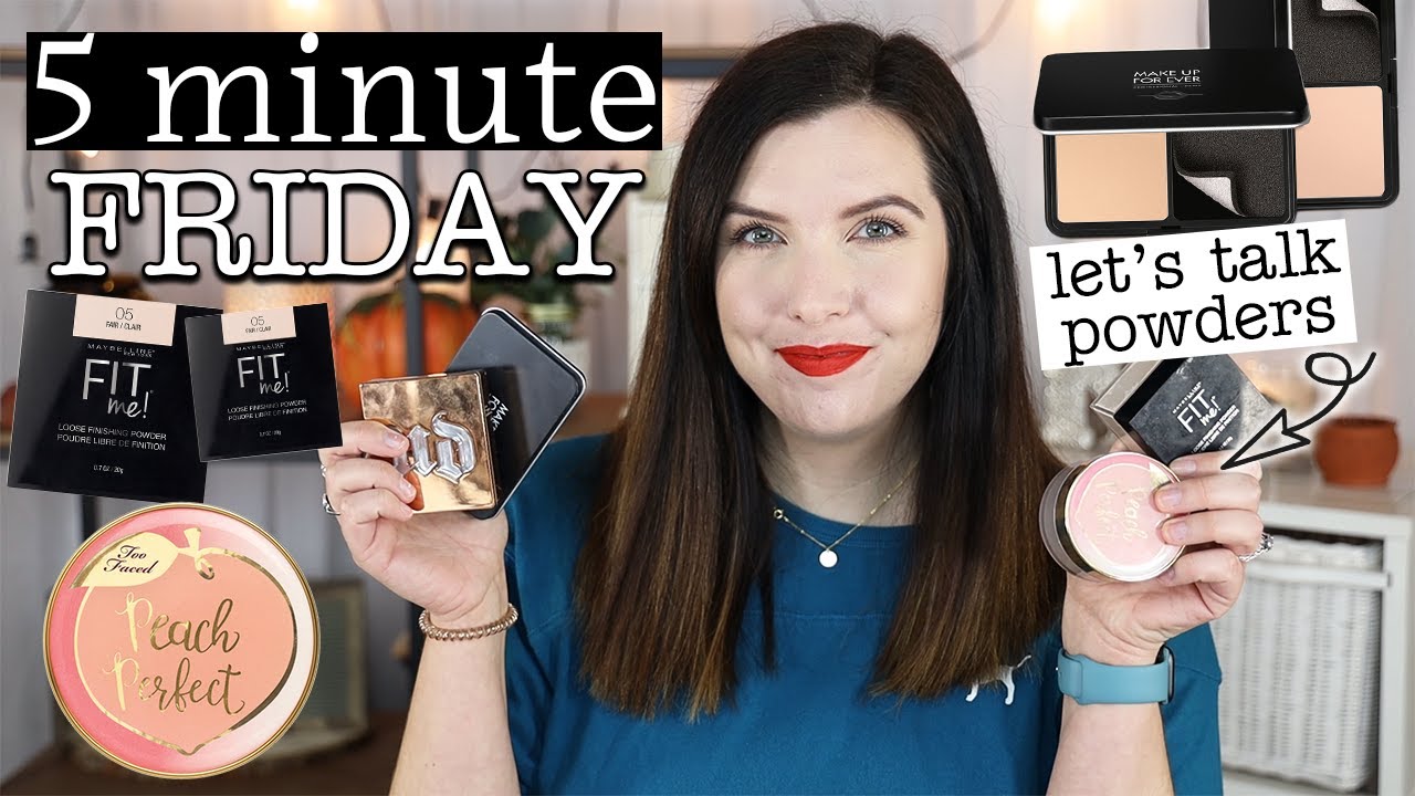 HOLY GRAIL POWDERS + POWDER FOUNDATIONS | 5 Minute Friday | 4K