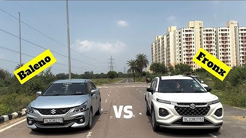 BALENO VS FRONX 🔥🌪️|DRAG RACE 🫨|shocking results 🙁 ye kaise hogya#dragrace #unexpected #burnout