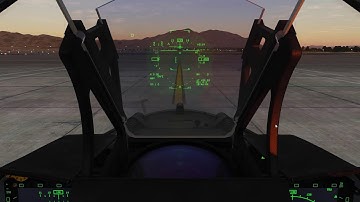 DCS JF-17 | Startup from Cold & Dark | Taxi & Take-off | Flight over Las Vegas | Landing & Parking