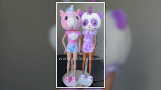 Mattel  Barbie  Cutie Reveal  Slumber Party Gift Set  Millie & Brooklyn  Dolls