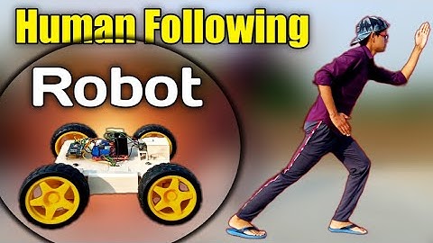 How To Make Human Following Robot Car Without Sensor || Object Following Robot Using Arduino
