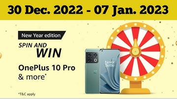Amazon New Year Edition Spin And Win Quiz Answers Today | Amazon Quiz Today I Amazon Quiz Answers