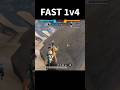 1vs4 Clutch 🤯 Destroyed In Seconds 🔥 #shortsfeed #tondegamer