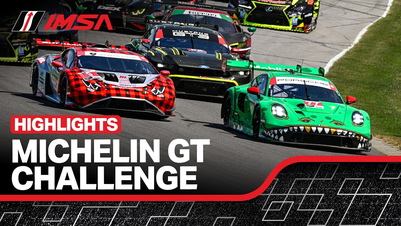 2025 IMSA Michelin GT Challenge at VIR | Highlights | WeatherTech Championship | Alton, Virginia