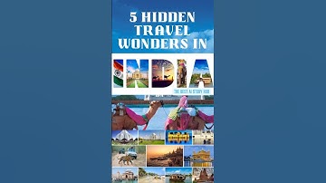 5 Hidden Travel Wonders in India 🇮🇳 #shorts