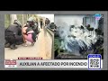Auxilian a hombre afectado por incendio en la Costa Verde y lo trasladan a centro médico