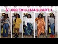 FALL HAUL PART 1: ASOS, H&M and ZARA