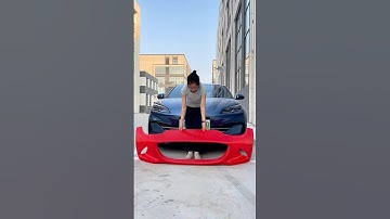 Printing a 1.9m long car bumper with Dowell3d printer!Can this be installed in a car? #3dprinter