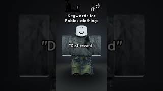 Words To Search For Clothes In Roblox