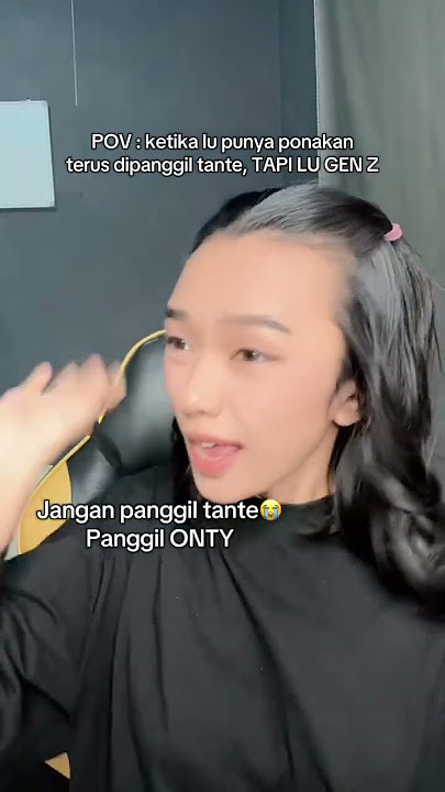 Pokoknya gamau tante, berasa tua banget #masukberanda #pov #fakesituation