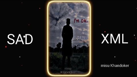 New Bangla Sad Song Xml File 💔 Deho pase keu kedo Na xml file 🥺 New Broken xml @Ibrahim_editor