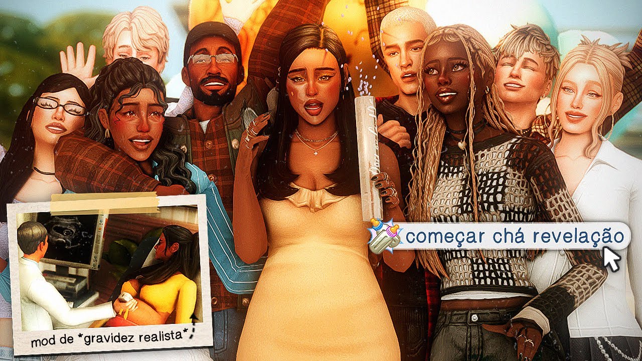 Usei o MOD que deixa a GRAVIDEZ REAL no The Sims 4 — Desafio Mãe Solteira