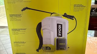 Ryobi 18V backpack sprayer review and how far can it spray.