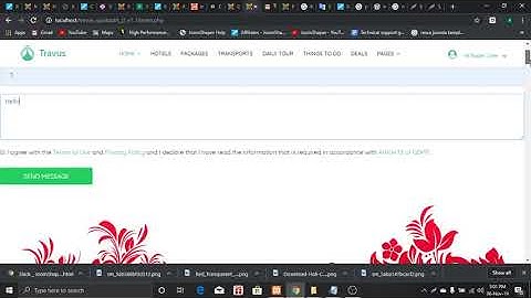 Contact form in SP Page Builder