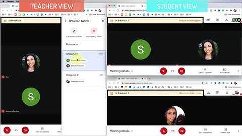 Breakout Rooms in Google Meet (Teacher Controls & Student View)