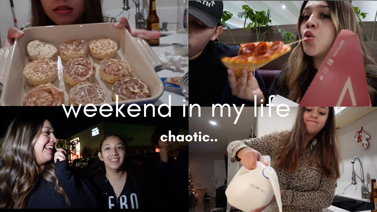 SPEND THE WEEKEND WITH ME *chaotic* | vlogmas day 4 - YouTube