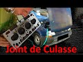 Renault super 5 five  changement joint de culasse  rectification maison 