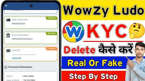 Wowzy Ludo Me KYC Change Kaise Kare || Wowzy Ludo Me Withdrawal KYC Change Kaise kare || Wowzy Ludo