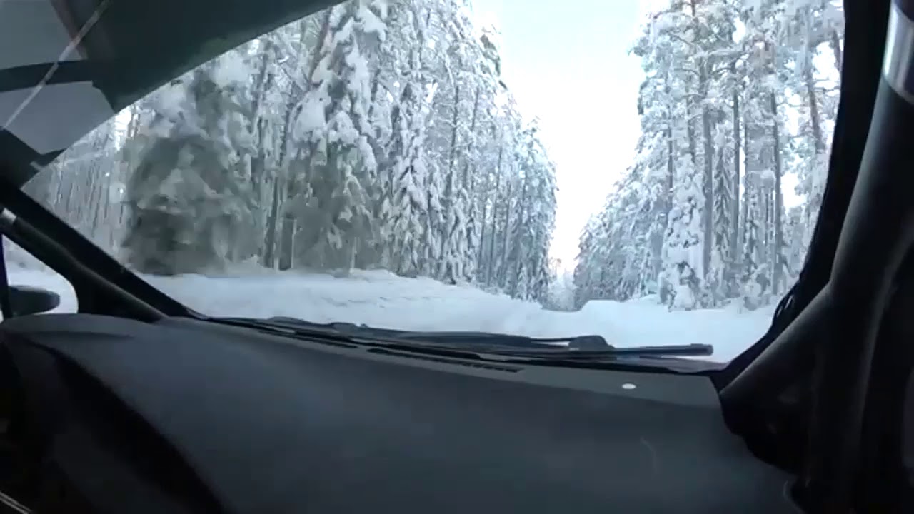 ONBOARD Kris Meeke - Test Rally Sweden 2019 - Toyota Yaris WRC