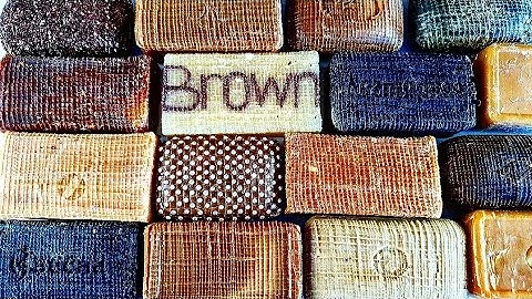 Brown soap set🤎🎲 Cutting soap cubes 💕  satisfying video relaxing sounds ASMR