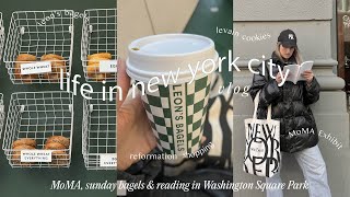 New York Vlog  Soho Haul, MoMA, Sunday in Washington Square Park, Leon's Bagels, Bond Street Shops