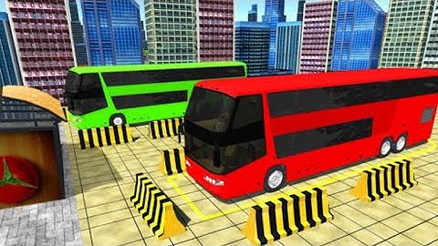 Modern Bus Drive 3D parking | Easy parking (level -14,15,16,17,18)|android gameplay