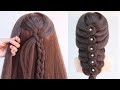 easy hairstyle trick for wedding season | hairstyle for lehenga | new hairstyle for girls