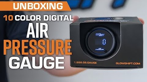 Unboxing | GlowShift 10 Color Digital Series Air Pressure Gauge for Cars and Trucks