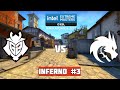 Группа A. G2 vs SPIRIT. Map-3 Inferno. IEM Katowice 2021