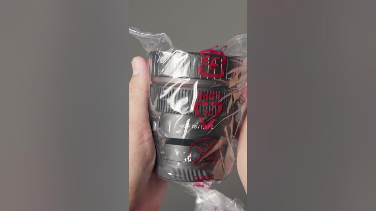 Worlds First Cine Auto Focus Lens | Samyang 75mm | Unboxing! #shorts #