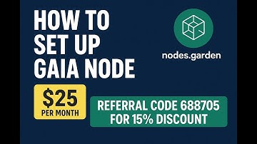 How to setup Gaia Network node | Hindi full guide | One click setup at nodes.garden