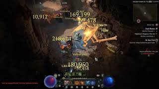 Diablo 4 - Maxroll Ice Shard Sorc - 64 NM Dungeon Dark Ravine.