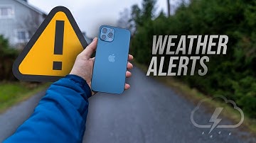 How to Set Weather Alerts on iPhone (tutorial)