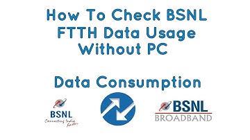 How To Check BSNL Broadband | FTTH | Data Usage | Easy Way | Tech Fun