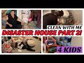 DISASTER HOUSE!! CLEAN WITH ME * ORGANISE AND DECLUTTER * PART 2