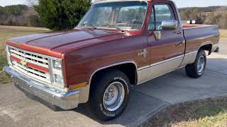 NO RESERVE!!! 1986 Chevy C10 Square Body Silverado Walk Around Video