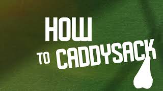 How to Use the CaddySack Golf Ball Holder and Dispenser | Funny Golf Gift Demo