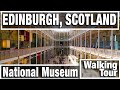 4K City Walks:  National Museum of Scotland Tour in Edinburgh - Virtual Walk Walking Treadmill Video