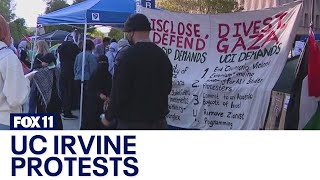 ProPalestinian encampment at UC Irvine