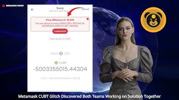 Cub Token Project Meta Mask Glitch Now Being Fixed Between CubToken CUBT and CryptoCom Cro Coin