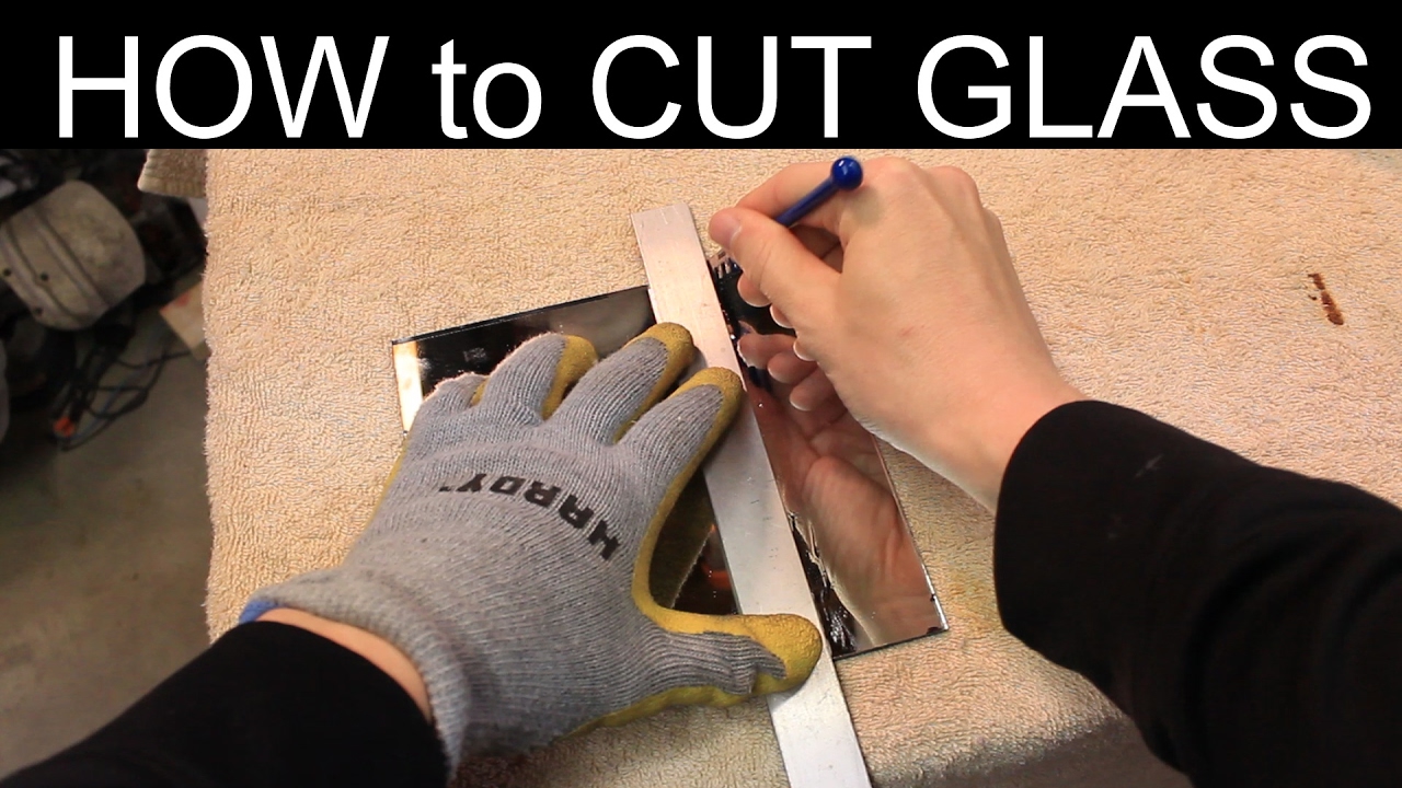 How to Cut Mirror Glass - QUICK 
