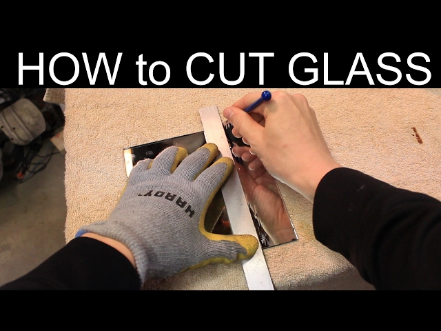How to Cut Mirror Glass - QUICK 