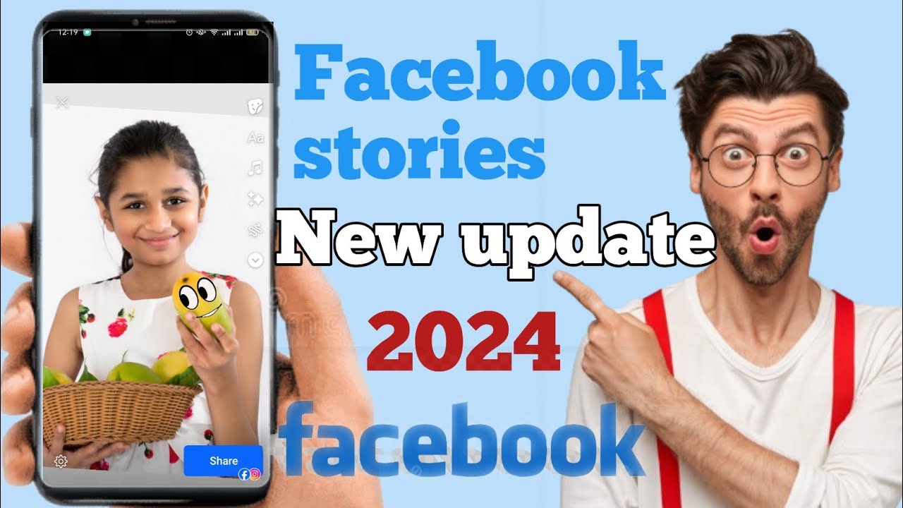 Facebook story new features 2024 . Using Gifts, Olhos, and Mouth in Facebook Story Settings 
