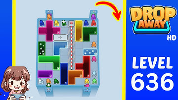 Drop Away Level 636 Solution Walkthrough